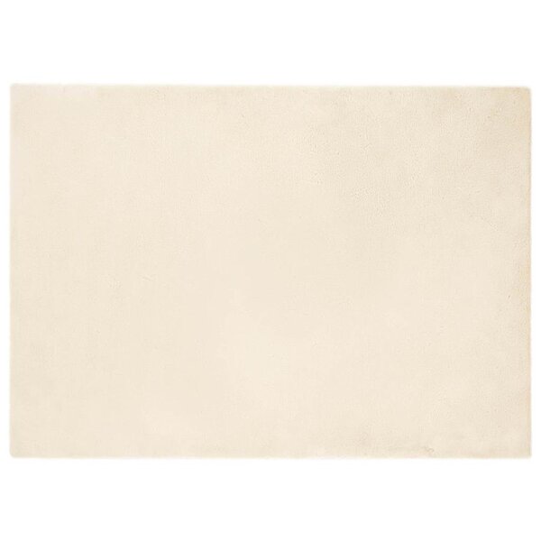 vidaXL Tapis en Fourrure Synthétique de Lapin Crème 200 x 280 cm
