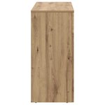 vidaXL Table basse Chêne artisanal 102 x 35 x 75 cm Bois d'ingénierie