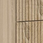vidaXL Cabinet de chevet avec tiroir Chêne Sonoma 62 x 34 5 x 48 cm