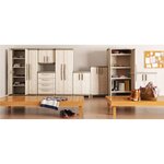 Keter Armoire de rangement basse Excellence Beige et taupe 97 cm