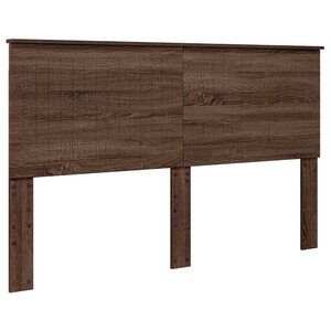 vidaXL Tête de lit Chêne brun 160 cm Bois d'ingénierie