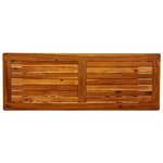 vidaXL Table console de jardin 110x40x75 cm Bois d'acacia solide