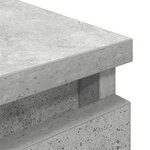 vidaXL Meuble TV gris béton 40x35x54 cm bois d'ingénierie