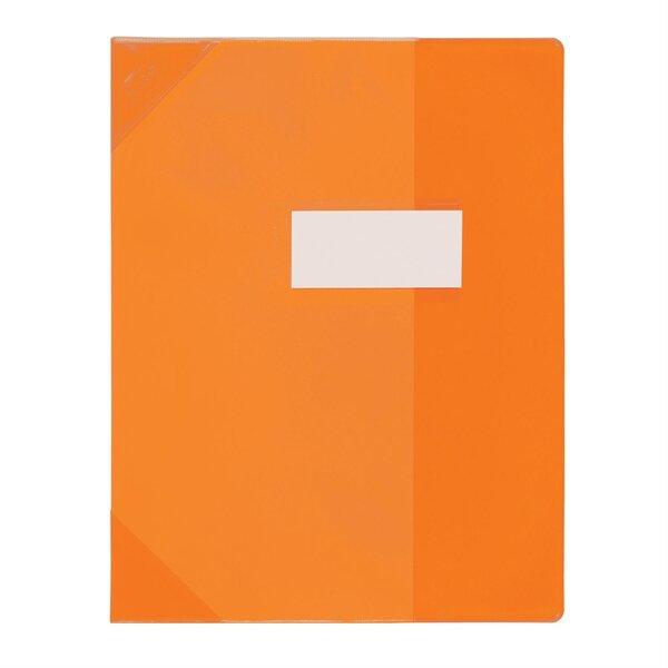 Protège-cahier PVC 150 Strong Line 17x22 cm Translucide orange OXFORD