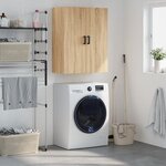 vidaXL Armoire murale chêne sonoma 69 5x34x90 cm