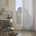 Voilage Moly - 135x240 cm - Gris