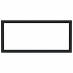 vidaXL Supports d'étagères pour lavabo 2 Pièces noir rectangulaire acier