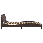 vidaXL Cadre de lit sans matelas marron 120x200 cm similicuir