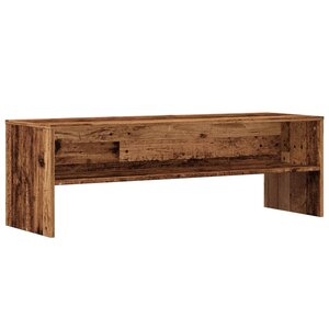 vidaXL Meuble TV vieux bois 120x40x40 cm bois d'ingénierie