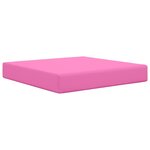 vidaXL Coussin de canapé d'extérieur Rose 60 x 60 x 8 cm Polyester