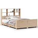vidaXL Cadre de lit sans matelas 140x200 cm bois massif de pin