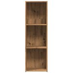 vidaXL Bibliothèque chêne artisanal 36x30x114 cm bois d'ingénierie