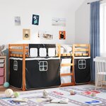 vidaXL Lit superposé sans matelas 80x200 cm bois de pin massif