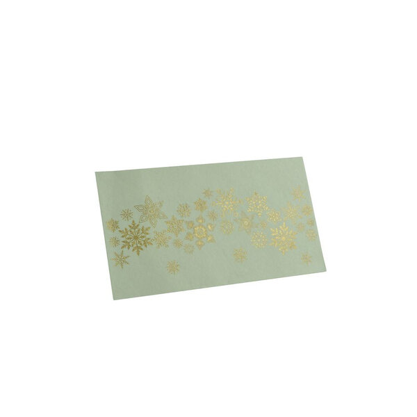 PAPERTREE ANASTASIA Lot de 5 Enveloppes cadeau 19x10cm  Ivoire/Or