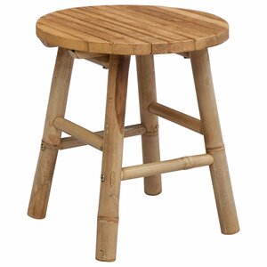 vidaXL Tabouret de Jardin Naturel Ø 38 x 42 cm Bambou