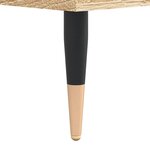 vidaXL Tables de chevet 2Pièces chêne sonoma 40x30x50cm bois d'ingénierie