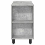 vidaXL Unité de vanité de salle de bain Gris béton 80 x 35 x 60 cm