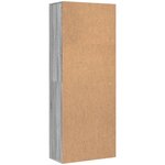 vidaXL Buffet haut sonoma gris 70x35x180 cm bois d'ingénierie