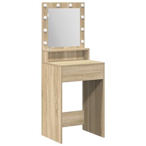 vidaXL Coiffeuse Chêne Sonoma 50 x 41 x 135 cm Bois d'ingénierie