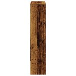 vidaXL Étagère séparatrice de pièce à 4 niveaux vieux bois