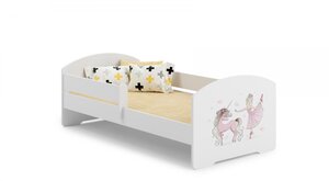 Lit enfant LUK BAR 140x70 FILLE avec matelas