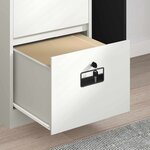 vidaXL Cabinet de Dossier avec tiroir Blanc 44 x 50 x 106.5 cm