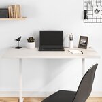 vidaXL Dessus de bureau blanc 100x50x2 5 cm bois massif de pin