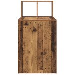 vidaXL Bureau d'écriture Bois ancien Bois d'ingénierie Standard