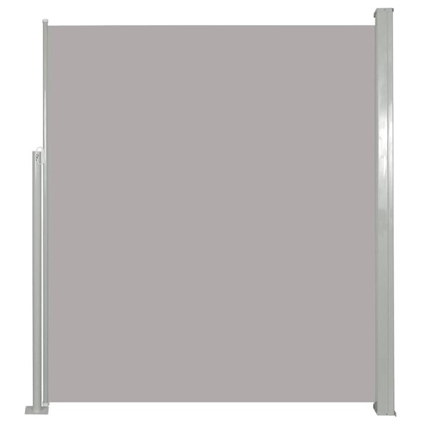 vidaXL Auvent latéral rétractable de patio 170x300 cm Gris