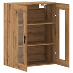 vidaXL Armoire murale chêne artisanal 69 5x34x90 cm