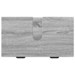 vidaXL Ensemble de mobilier de salle de bain 2 Pièces Gris Sonoma