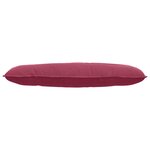 vidaXL Coussin de Dos Bordeaux 120 x 50 cm Tissu en velours côtelé
