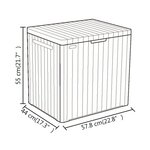 Keter Boîte de rangement de jardin City 113 L