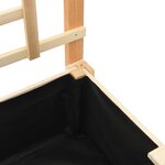 Jardinière avec treillis et étagère vidaXL 71x37x152 cm en bois massif de sapin