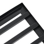 vidaXL Tête de remplacement pour niveleur de jardin 75 x 25 x 6 cm