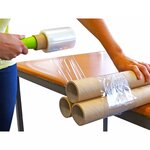 Mini-bobine de film étirable - (100 mm x 150 M) Pratique et léger - Paquet de 24 – Bulteau Systems