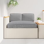 vidaXL Set de coussins de palette 3 Pièces Gris 120 x 80 x 12 cm