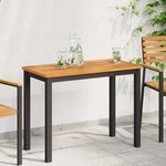 vidaXL Plateau de table Marron 80 x 40 x 2 cm Bois d'acacia massif