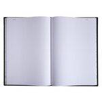 Registre 35x22,5cm 5x5 folioté 300 pages Noir toilé EXACOMPTA