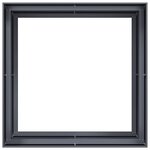 vidaXL Jardinière anthracite 100x100x80 cm acier