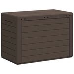vidaXL Boîte de rangement de jardin Marron 78x44x55 cm