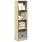vidaXL Bibliothèque chêne sonoma 40x24x143 cm bois d'ingénierie