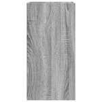 vidaXL Support de Plante 2 pc Gris Sonoma 30 x 30 x 60 cm