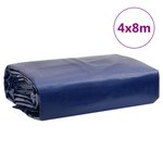 vidaXL Bâche bleu 4x8 m 650 g/m²
