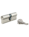 THIRARD - Cylindre de serrure double entrée HG5  anti-arrachement  40x40mm  nickelé  3 clés - THIRARD