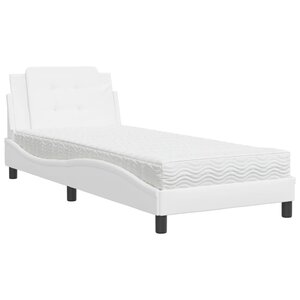 vidaXL Cadre de lit sans matelas Zadar blanc 80x200 cm similicuir