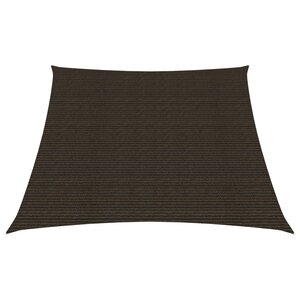 vidaXL Voile d'ombrage 160 g/m² Marron 3/4x3 m PEHD