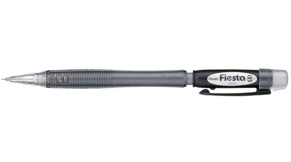 Porte-mine rechargeable 0,5 mm Fiesta AX105 Transparent Noir PENTEL