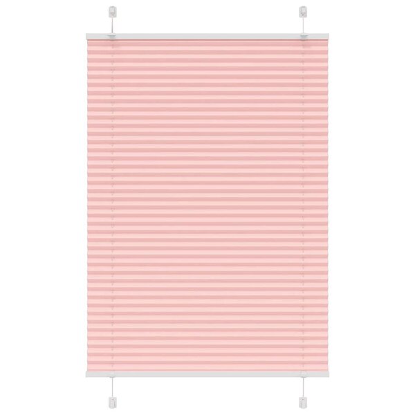 vidaXL Store plissé rose 90x150 cm largeur du tissu 89 4 cm polyester