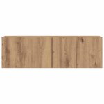 vidaXL Ensemble de meuble TV mural 7 Pièces chêne artisanal